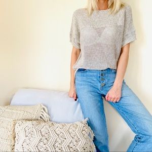 NWT Tommy Bahama Paradise Knit pullover Cotton Sweater